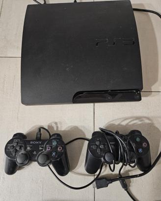 PS3 Slim 160GB + 2 controller + 20 giochi