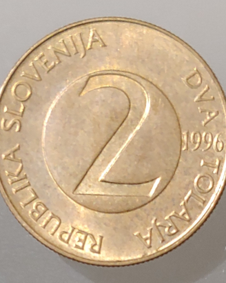 Moneta 1 tallero Slovenia 1996