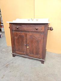 Mobile Bagno in marmo con specchiera usato