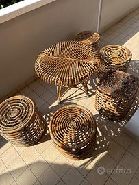 Tavolo sedie sgabelli da giardino