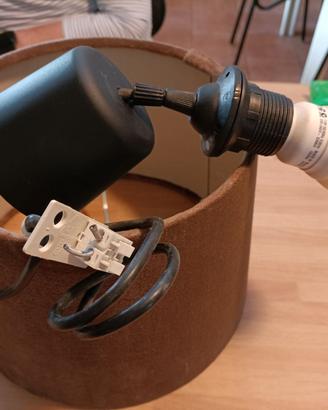 Lampadario Kivsta IKEA completo di paralume medio