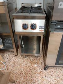 Cucina a gas professionale 2 fuochi