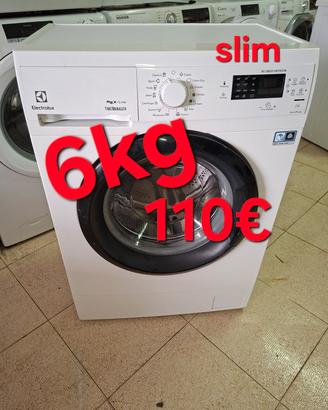 Lavatrice Rex 6kg slim 1000 giri di centrifuga 