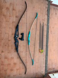 Due archi + paglione + frecce + sacca