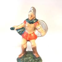 Presepe 10 cm soldato romano con scudo CARTAPESTA