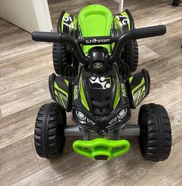 Quad giocattolo elettrico, per bambini