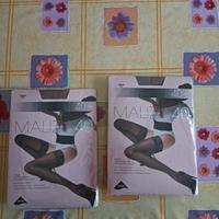 2 paia, Calza autoreggente Omsa 40 den, 4-L, Daino
