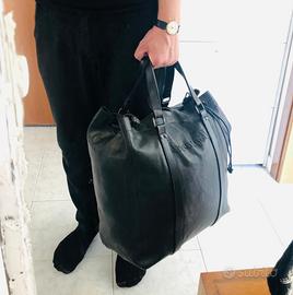 Borsa Disquared2, da viaggio, vera pelle