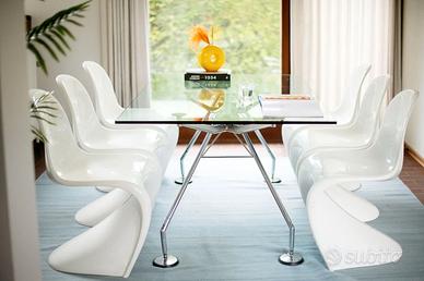 VITRA 4 VERNER PANTON in Resina Bianca