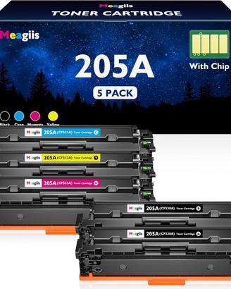 5 Toner 205A CF530X per HP M154A M154NW MFP M180