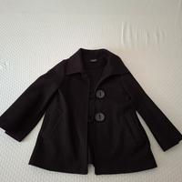 Cappotto Nero modello Poncho