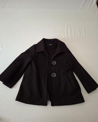 Cappotto Nero modello Poncho