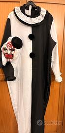 Costume carnevale  clown horror film terrifier XXL