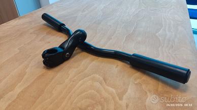 Manubrio e attacco regolabile per bici - Pipa