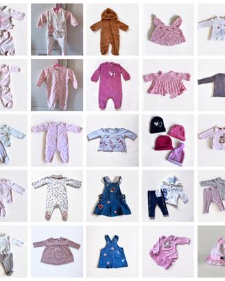 Super lotto abbigliamento e accessori neonata/bimb