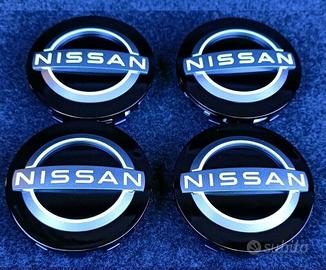 KIT 4 Tappi Originali coprimozzo vetture Nissan