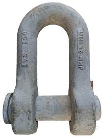 Grillo dritto zincato a U 5000 kg