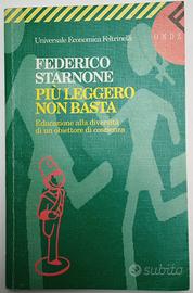 Libro "PIU LEGGERO NON BASTA" di Federico Starnone