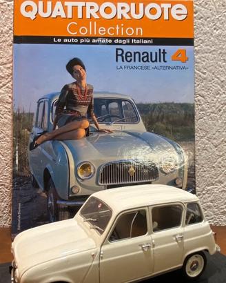 Renault 4 scala 1/24 Quattroruote Collection