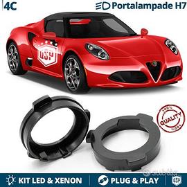 ADATTATORI montaggio KIT LED H7 per Alfa Romeo 4C