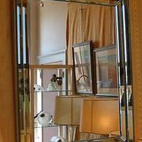 1950 Specchio Fontana Arte verde acqua . Design