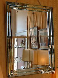 1950 Specchio Fontana Arte verde acqua . Design