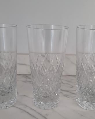 Bicchieri in cristallo vintage