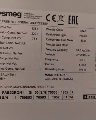 SMEG FAB32RON1