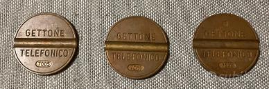 Nr.03 gettoni telefonici anni ‘70 #gettoni