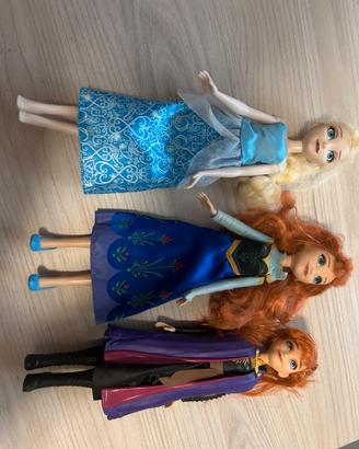 Bambole Frozen, usate