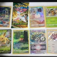 Pokemon bustina evoluzioni eteree. più varie carte