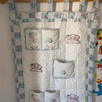 porta tutto da appendere con tasche neonato