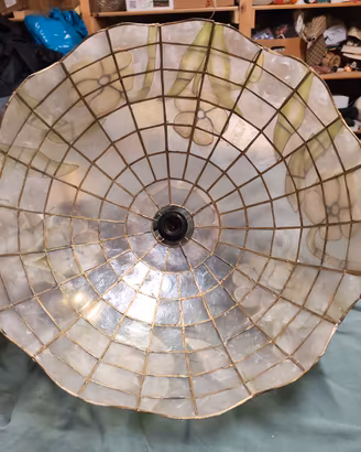 lampadario vintage madreperla 