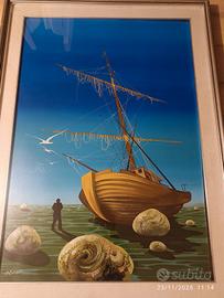 quadro olio su tela Natalino Arfelli 70*100