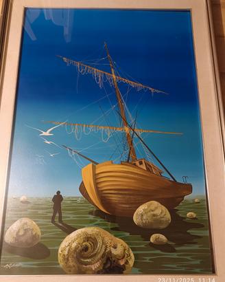 quadro olio su tela Natalino Arfelli 70*100