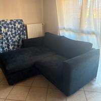 Divano Ikea con penisola contenitore