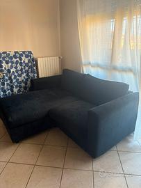 Divano Ikea con penisola contenitore