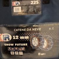 CATENE DA NEVE 205 70 R15 12mm IN ACCIAIO COPPIA 
