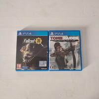 Fallout 76 e Tomb Raider CD ps4 