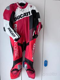Tuta moto intera Ducati Corse (NUOVA)