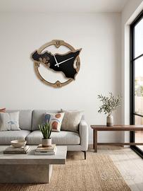 Orologio da parete artigianale "Sicilia” da design