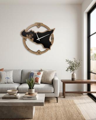 Orologio da parete artigianale "Sicilia” da design