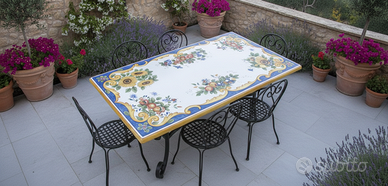 TAVOLO IN PIETRA LAVICA MIS .200X100 CM. IN ITALIA