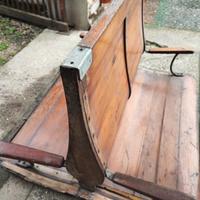 panca treno in legno 900 doppia. 