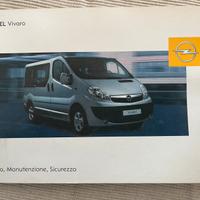 Libretti uso e manutenzione Opel Vivaro dal 2007