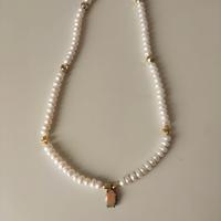 collana di vere perle d acqua e argento 