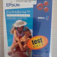 Fogli da foto per stampante EPSON misura 10*15 cm