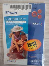 Fogli da foto per stampante EPSON misura 10*15 cm