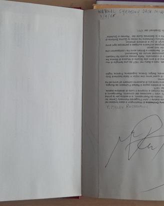 AUTOGRAFI – OPERE TEATRO – MUSICA LIRICA