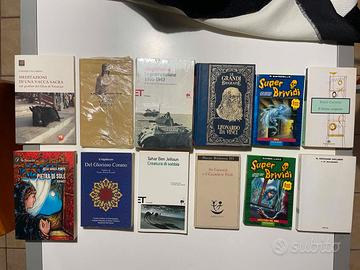 set di libri vari